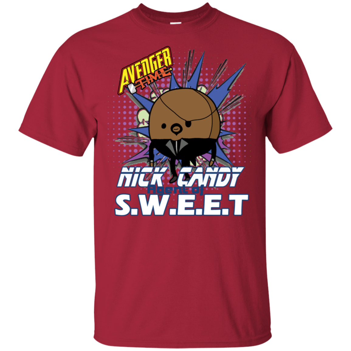 T-Shirts Cardinal / S Avenger Time Nick Candy T-Shirt