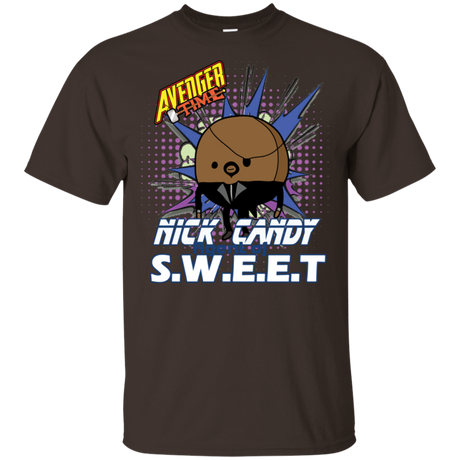 T-Shirts Dark Chocolate / S Avenger Time Nick Candy T-Shirt