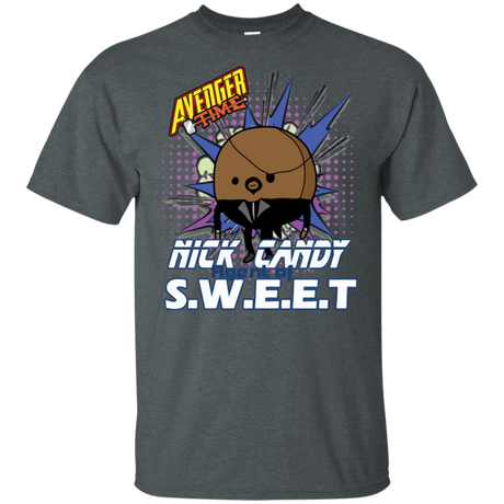 T-Shirts Dark Heather / S Avenger Time Nick Candy T-Shirt
