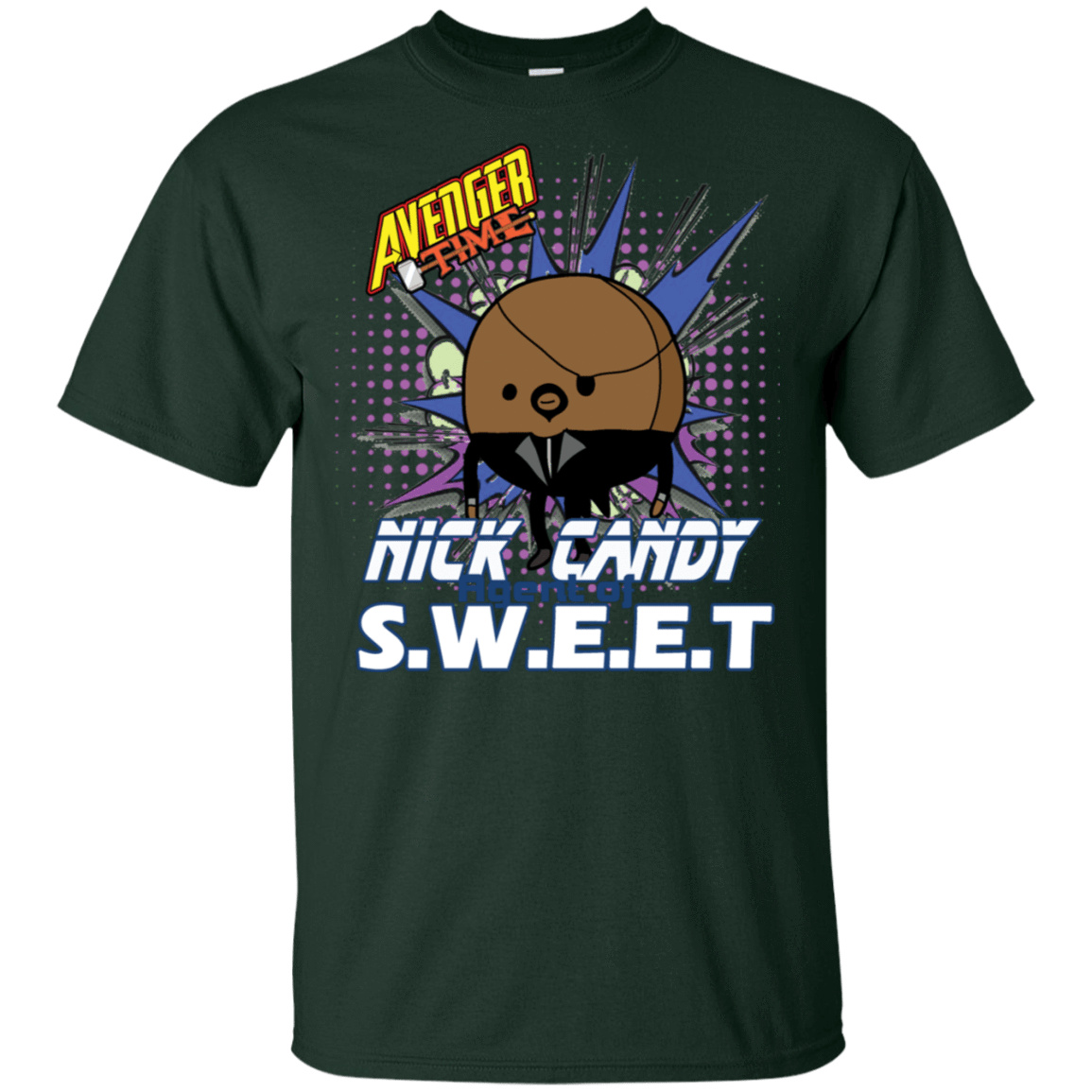 T-Shirts Forest / S Avenger Time Nick Candy T-Shirt