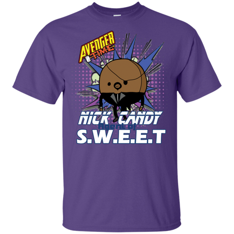T-Shirts Purple / S Avenger Time Nick Candy T-Shirt
