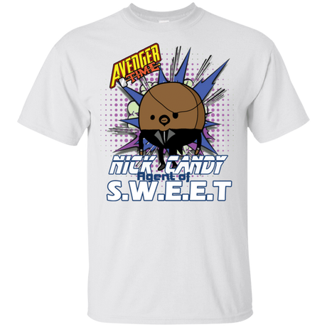 T-Shirts White / S Avenger Time Nick Candy T-Shirt