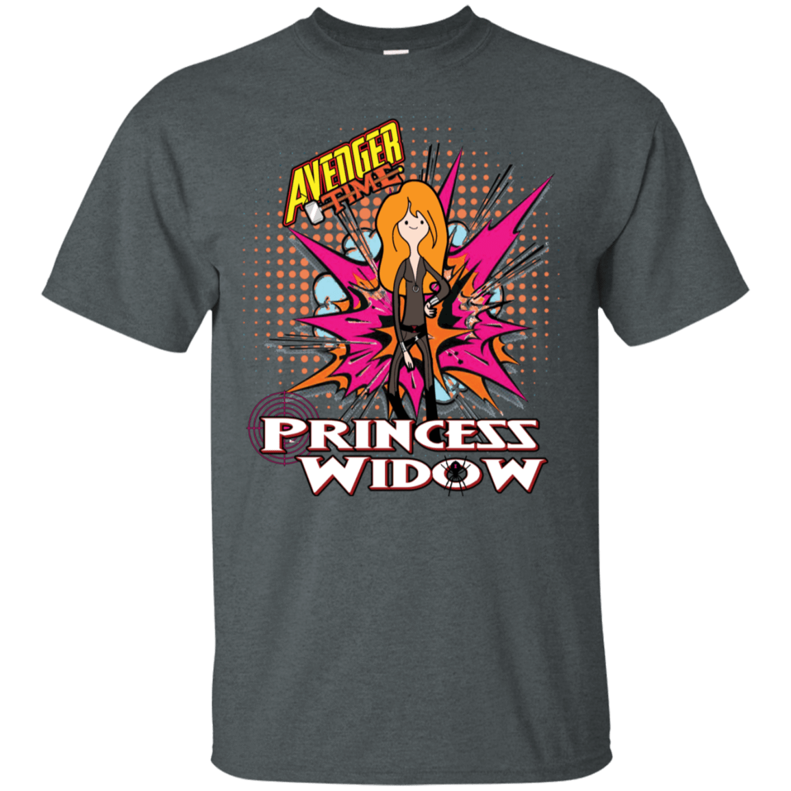 T-Shirts Dark Heather / S Avenger Time Princess Widow T-Shirt