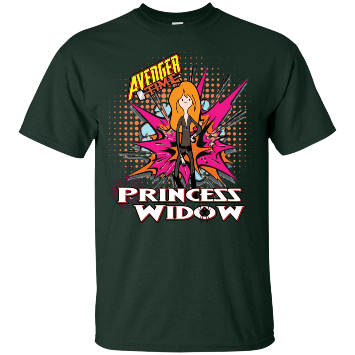 T-Shirts Forest / S Avenger Time Princess Widow T-Shirt
