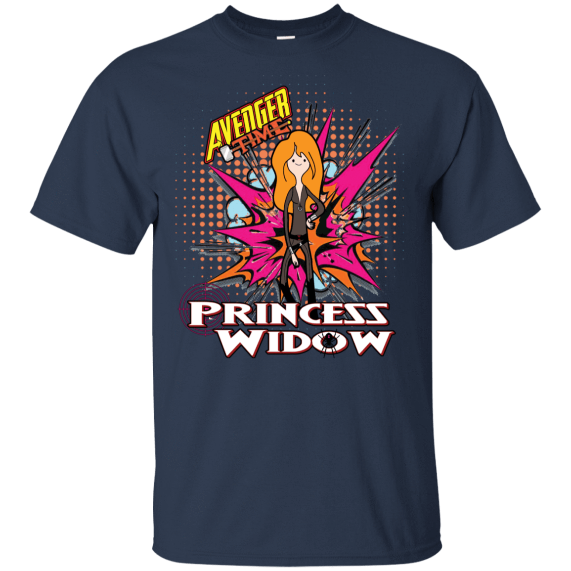 T-Shirts Navy / S Avenger Time Princess Widow T-Shirt