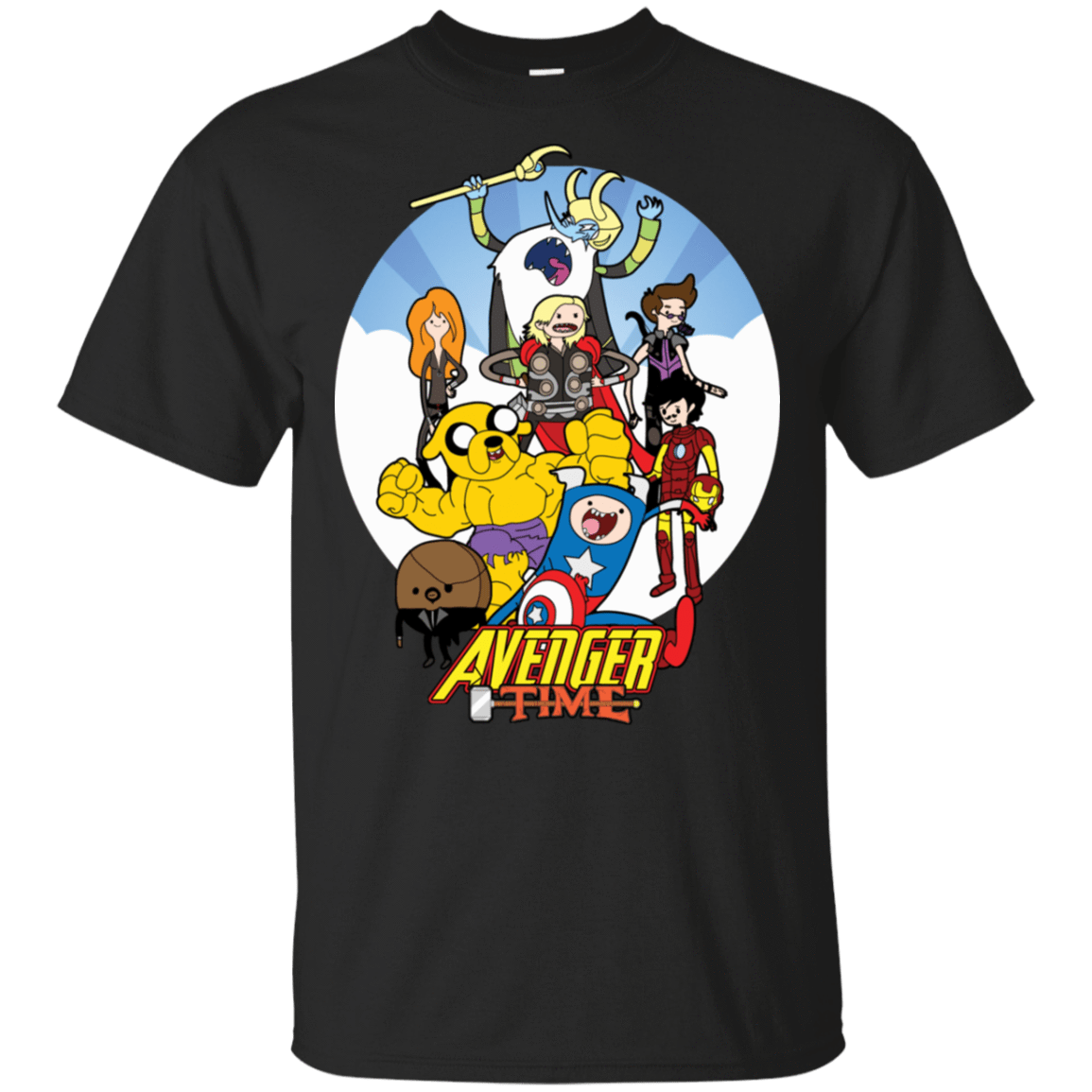T-Shirts Black / S Avenger Time T-Shirt
