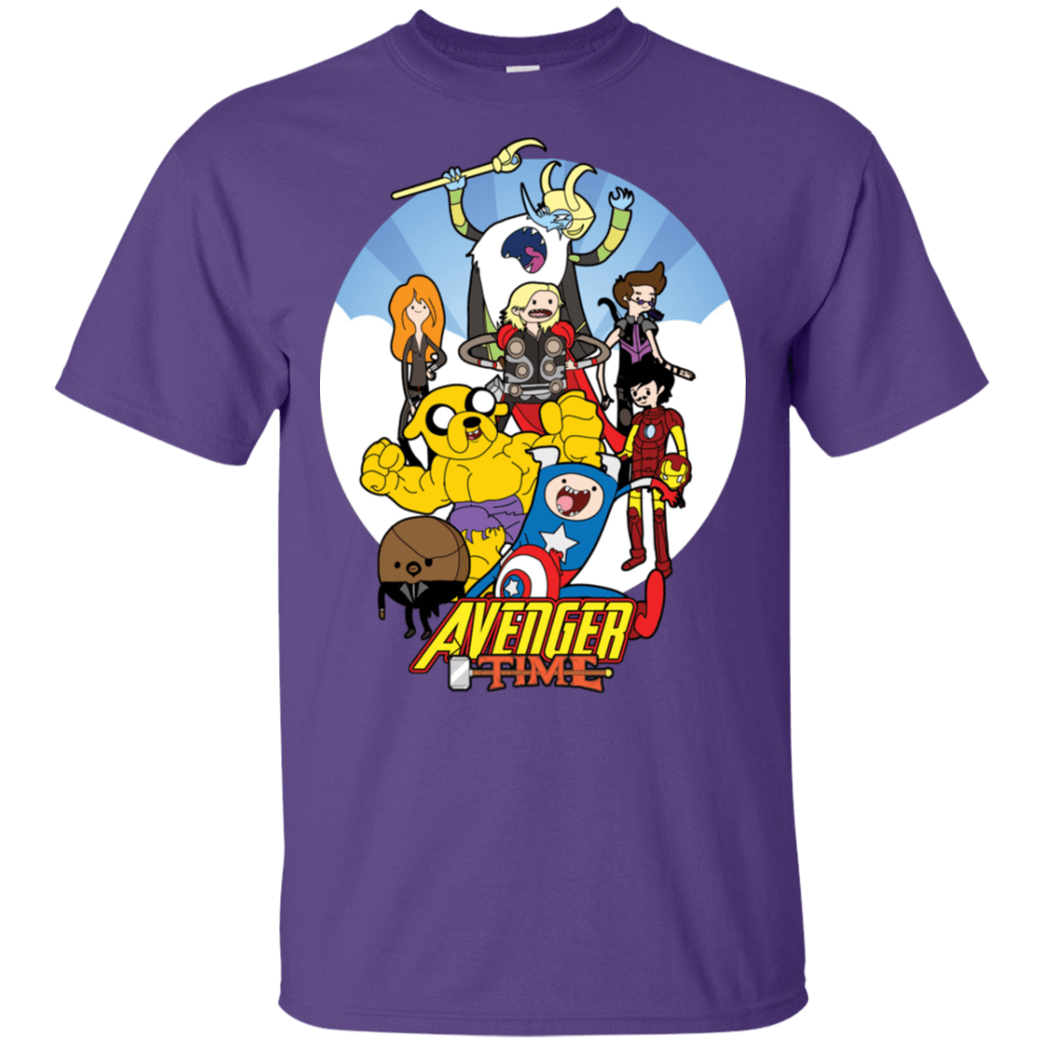 T-Shirts Purple / S Avenger Time T-Shirt