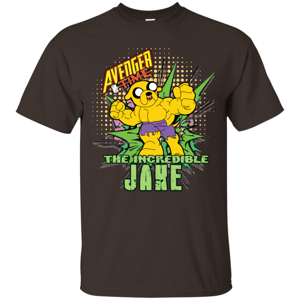T-Shirts Dark Chocolate / S Avenger Time The Incredible Jake T-Shirt