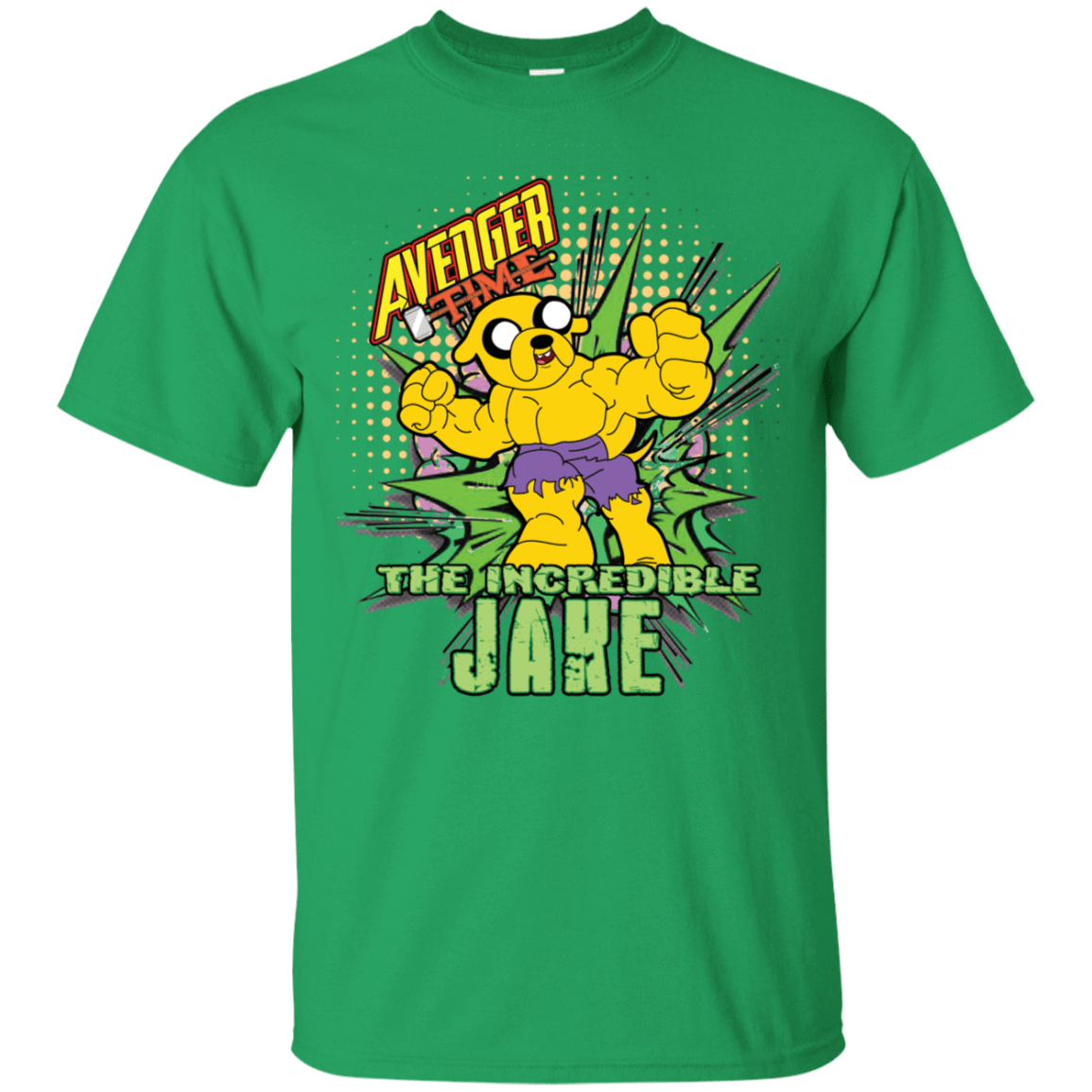 T-Shirts Irish Green / S Avenger Time The Incredible Jake T-Shirt