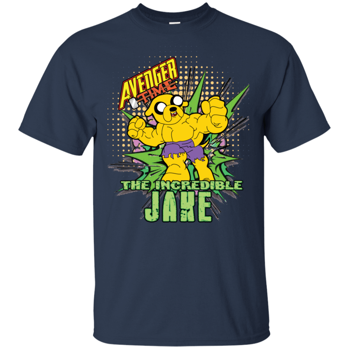T-Shirts Navy / S Avenger Time The Incredible Jake T-Shirt
