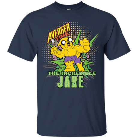 T-Shirts Navy / S Avenger Time The Incredible Jake T-Shirt