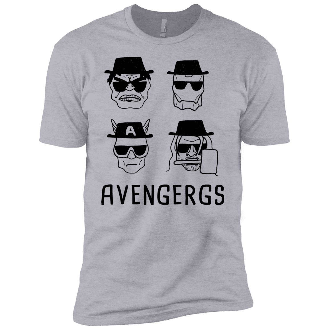 T-Shirts Heather Grey / YXS Avengergs Boys Premium T-Shirt