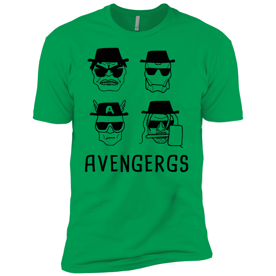 T-Shirts Kelly Green / YXS Avengergs Boys Premium T-Shirt