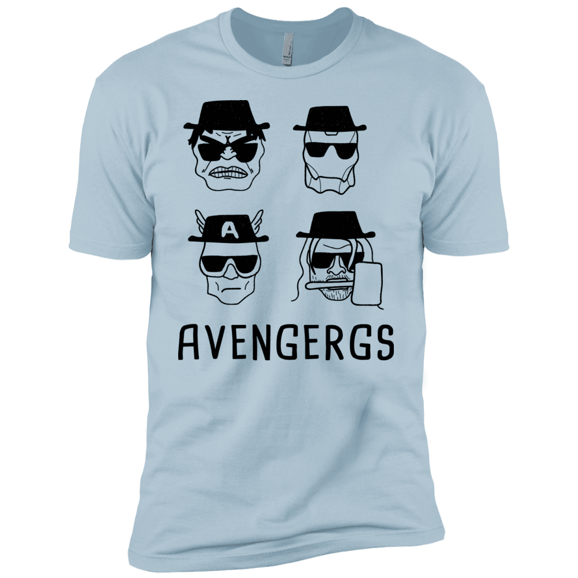 T-Shirts Light Blue / YXS Avengergs Boys Premium T-Shirt