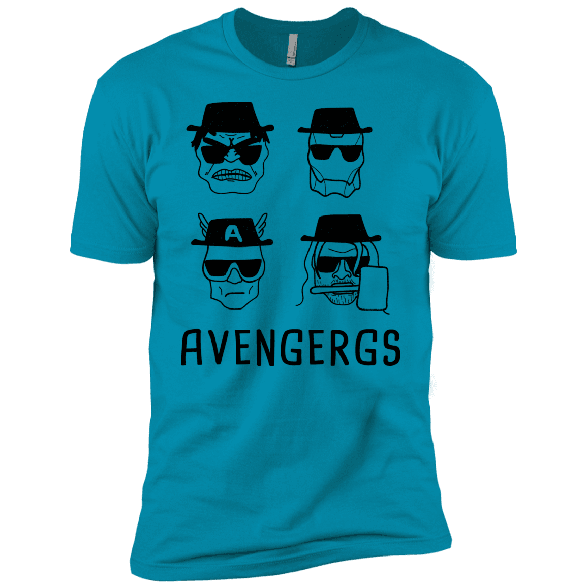 T-Shirts Turquoise / YXS Avengergs Boys Premium T-Shirt