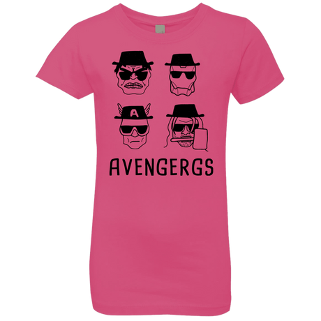 T-Shirts Hot Pink / YXS Avengergs Girls Premium T-Shirt