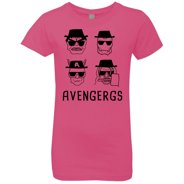 T-Shirts Hot Pink / YXS Avengergs Girls Premium T-Shirt