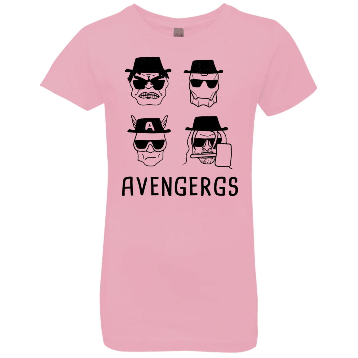 T-Shirts Light Pink / YXS Avengergs Girls Premium T-Shirt
