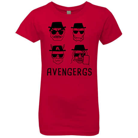 T-Shirts Red / YXS Avengergs Girls Premium T-Shirt