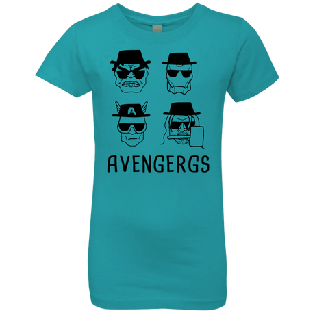 T-Shirts Tahiti Blue / YXS Avengergs Girls Premium T-Shirt