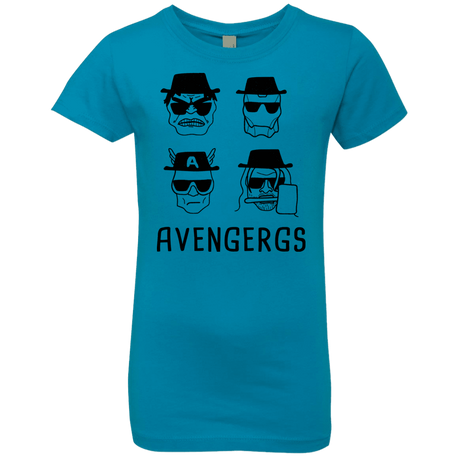 T-Shirts Turquoise / YXS Avengergs Girls Premium T-Shirt
