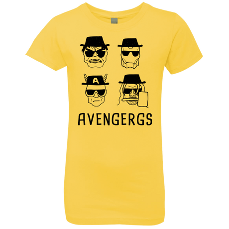 T-Shirts Vibrant Yellow / YXS Avengergs Girls Premium T-Shirt