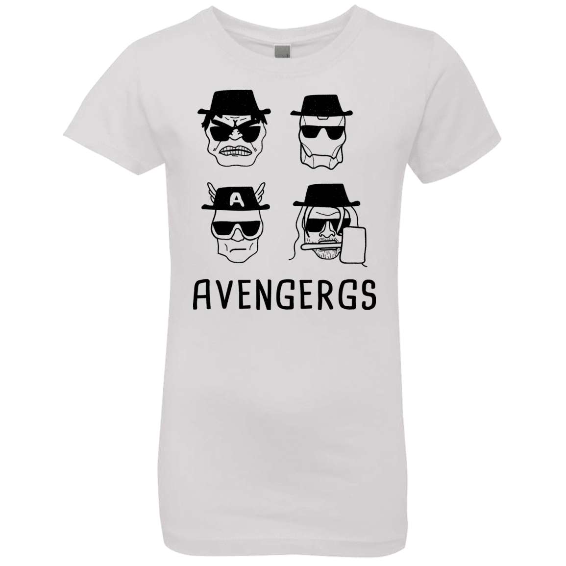 T-Shirts White / YXS Avengergs Girls Premium T-Shirt