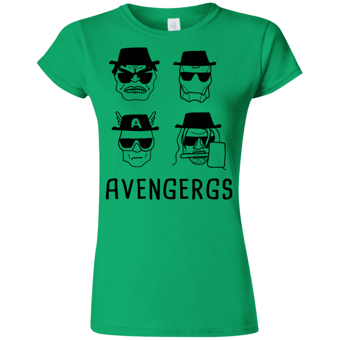 T-Shirts Irish Green / S Avengergs Junior Slimmer-Fit T-Shirt