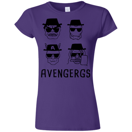 T-Shirts Purple / S Avengergs Junior Slimmer-Fit T-Shirt