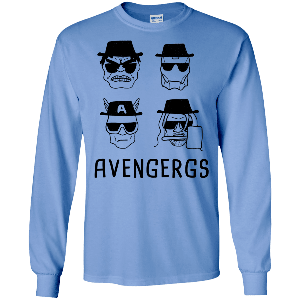 T-Shirts Carolina Blue / S Avengergs Men's Long Sleeve T-Shirt