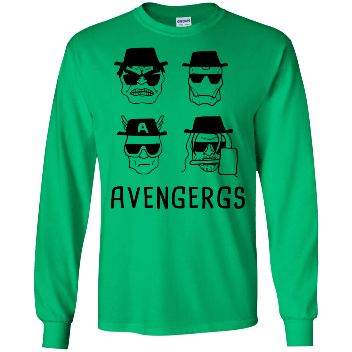 T-Shirts Irish Green / S Avengergs Men's Long Sleeve T-Shirt