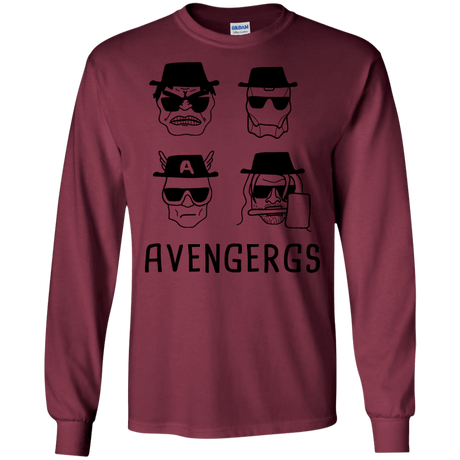 T-Shirts Maroon / S Avengergs Men's Long Sleeve T-Shirt