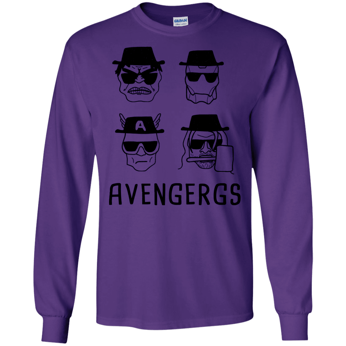 T-Shirts Purple / S Avengergs Men's Long Sleeve T-Shirt