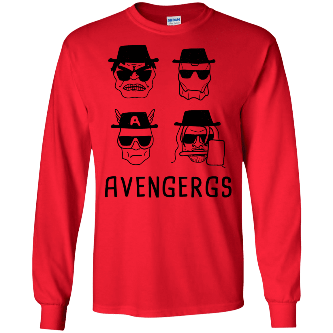 T-Shirts Red / S Avengergs Men's Long Sleeve T-Shirt