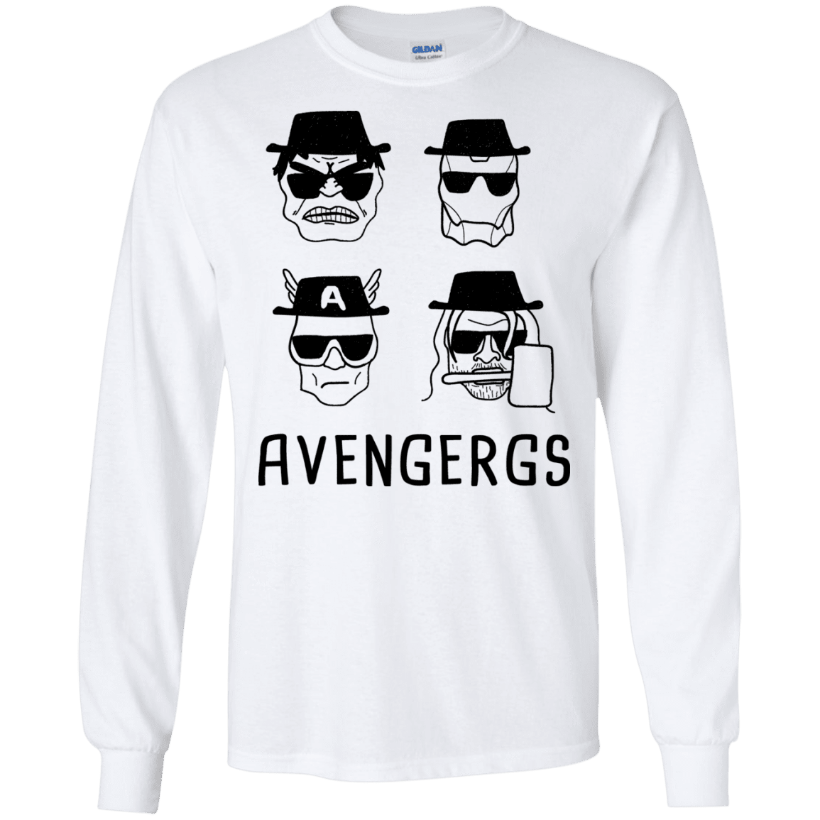 T-Shirts White / S Avengergs Men's Long Sleeve T-Shirt