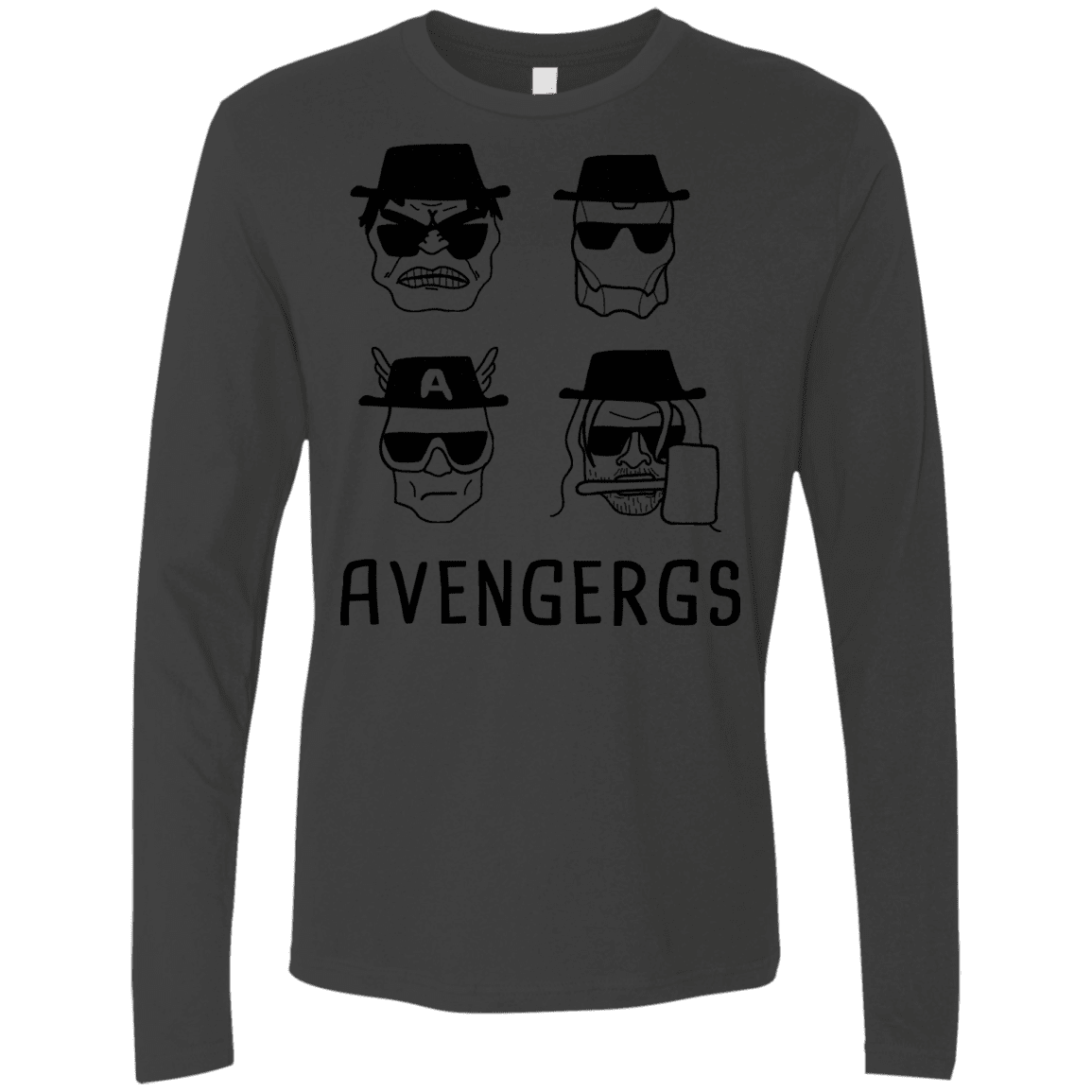 T-Shirts Heavy Metal / S Avengergs Men's Premium Long Sleeve