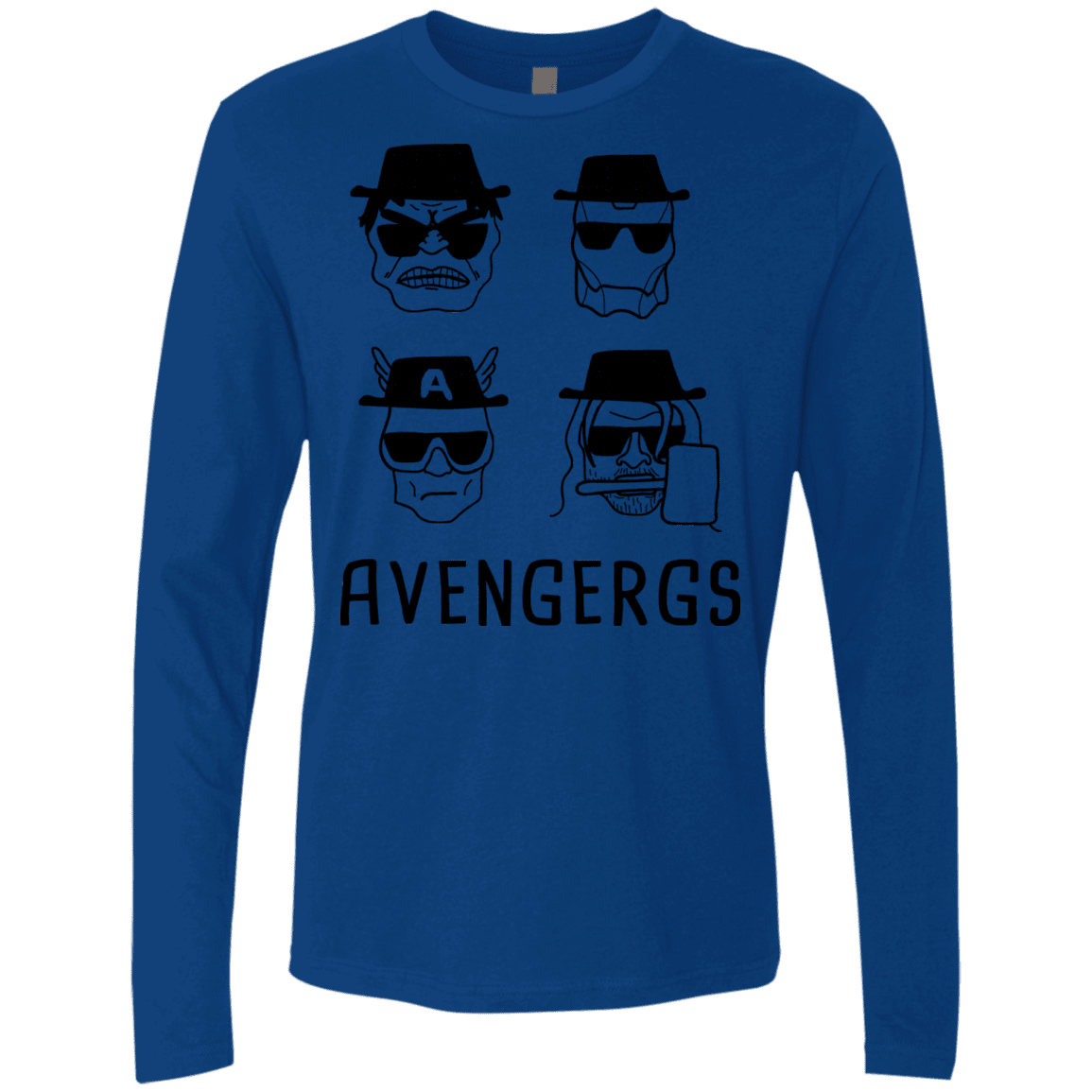 T-Shirts Royal / S Avengergs Men's Premium Long Sleeve