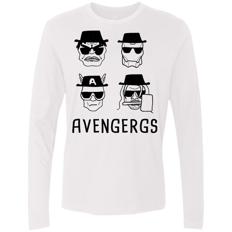 T-Shirts White / S Avengergs Men's Premium Long Sleeve