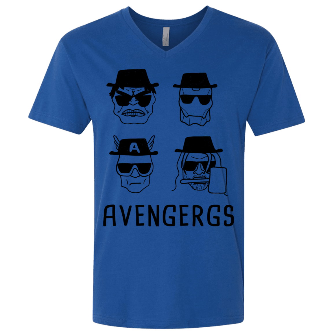 T-Shirts Royal / X-Small Avengergs Men's Premium V-Neck
