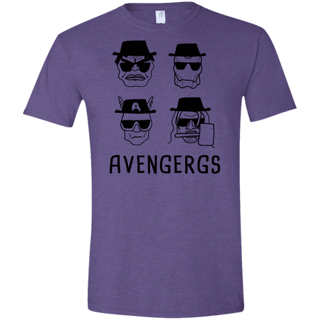 T-Shirts Heather Purple / S Avengergs Men's Semi-Fitted Softstyle