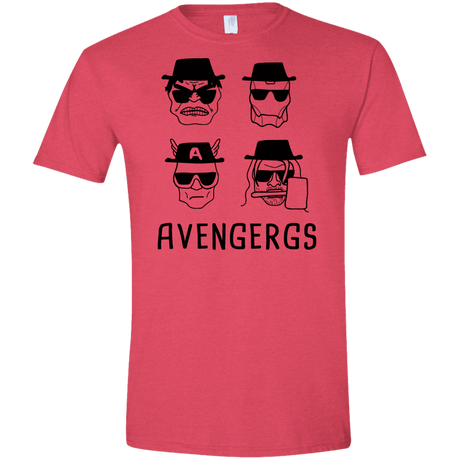 T-Shirts Heather Red / S Avengergs Men's Semi-Fitted Softstyle