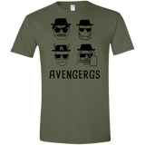 T-Shirts Military Green / S Avengergs Men's Semi-Fitted Softstyle
