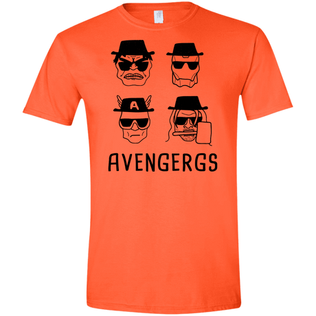 T-Shirts Orange / S Avengergs Men's Semi-Fitted Softstyle