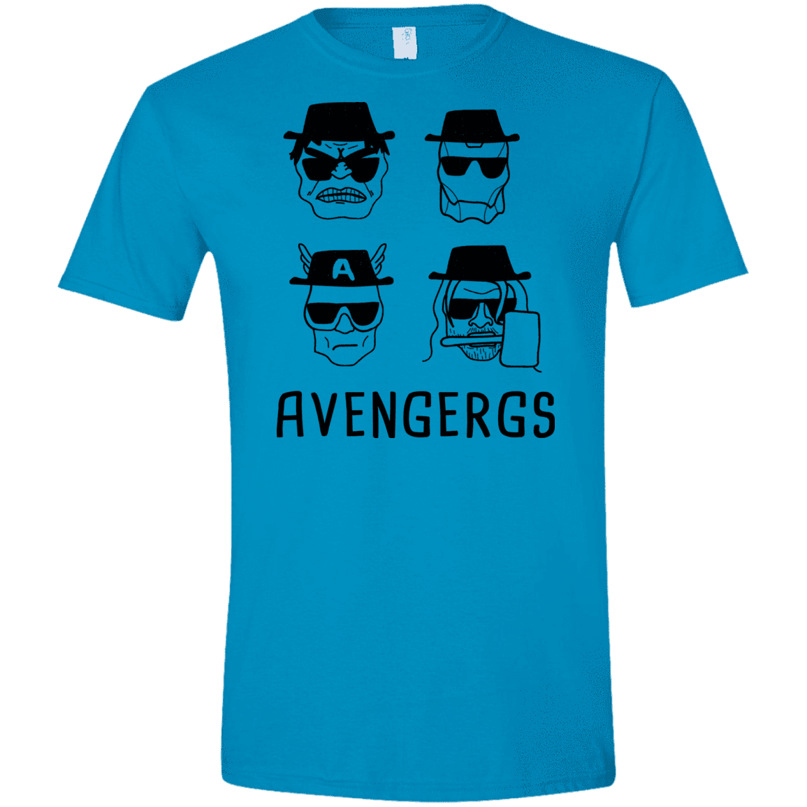 T-Shirts Sapphire / S Avengergs Men's Semi-Fitted Softstyle