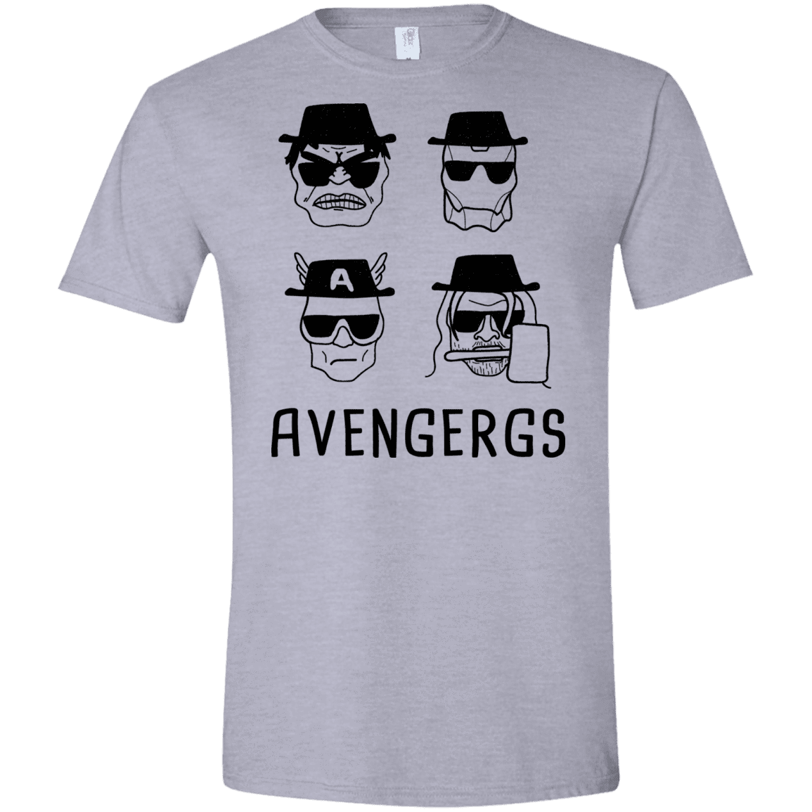 T-Shirts Sport Grey / X-Small Avengergs Men's Semi-Fitted Softstyle