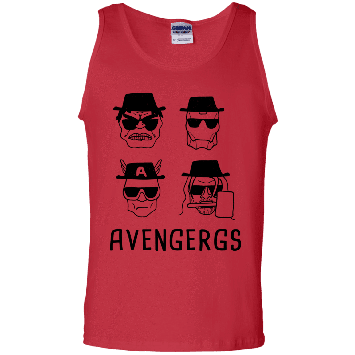 T-Shirts Red / S Avengergs Men's Tank Top