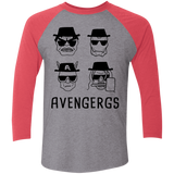 T-Shirts Premium Heather/Vintage Red / X-Small Avengergs Men's Triblend 3/4 Sleeve