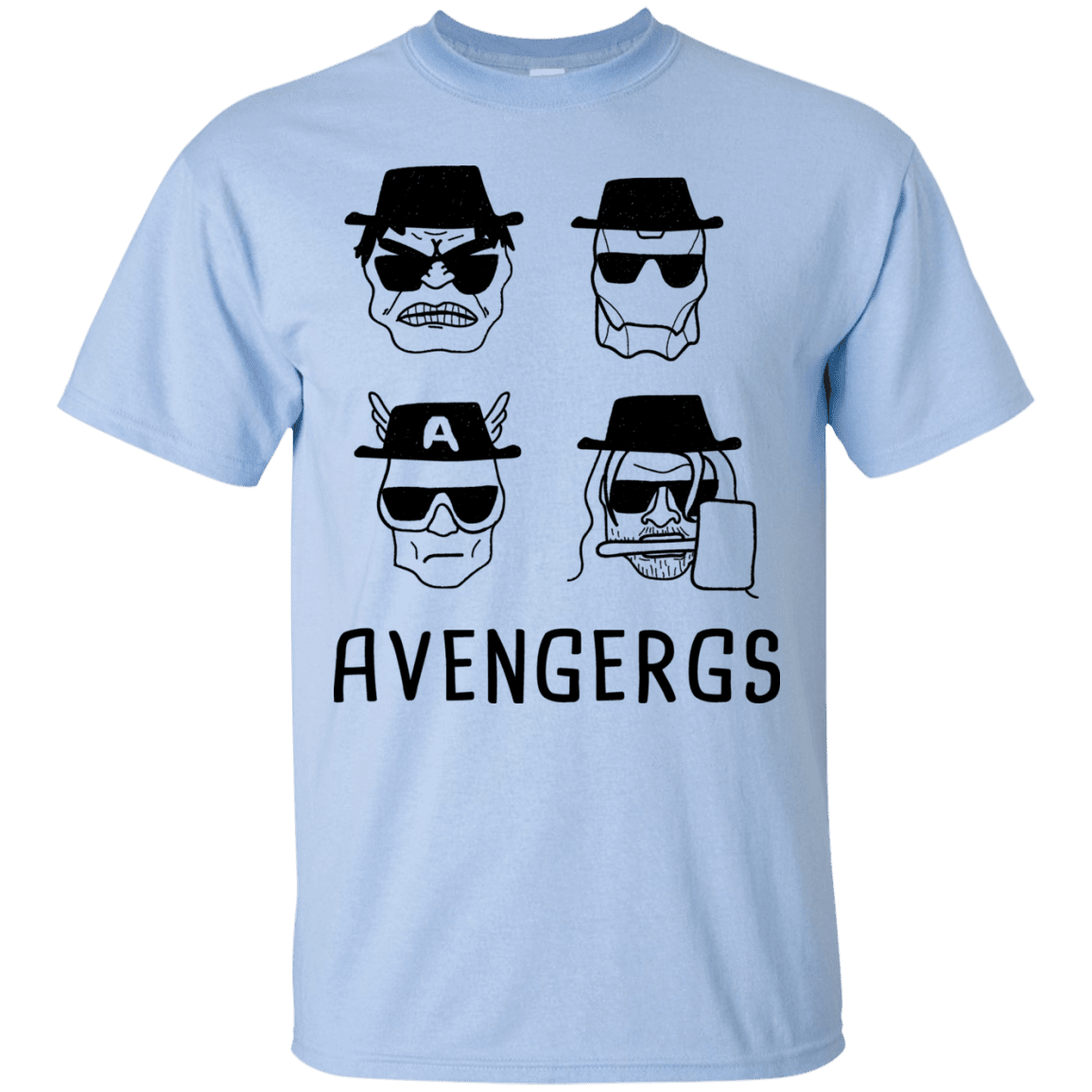 T-Shirts Light Blue / S Avengergs T-Shirt