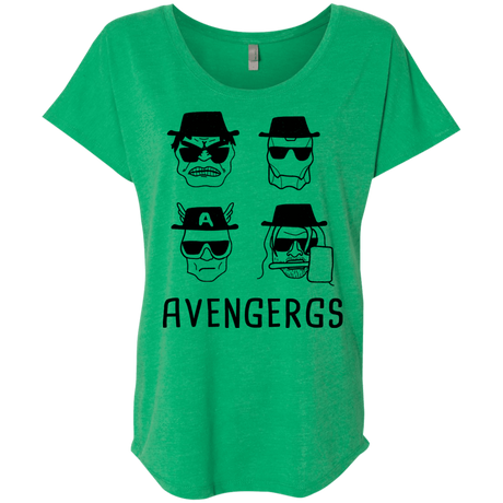 T-Shirts Envy / X-Small Avengergs Triblend Dolman Sleeve