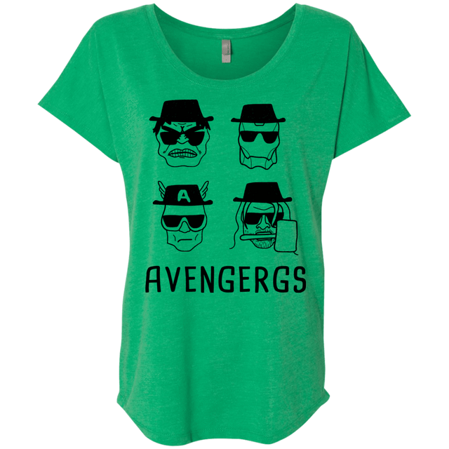 T-Shirts Envy / X-Small Avengergs Triblend Dolman Sleeve